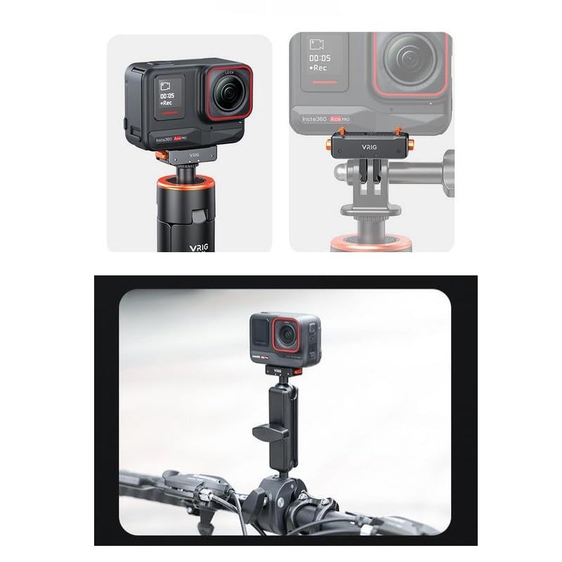 Coyktonty Quick Release Mount for INSTA360 Ace Pro/Ace/ONE X3/ONE X2/Gopro
