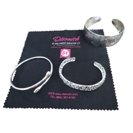 Hollywood Sensation Dtarnish- Silver Polishing Cloth, Jewelry Cleaning Cloth Polishing Cloth for Silver, Gold, Brass & Most Other Metals -Non Toxic