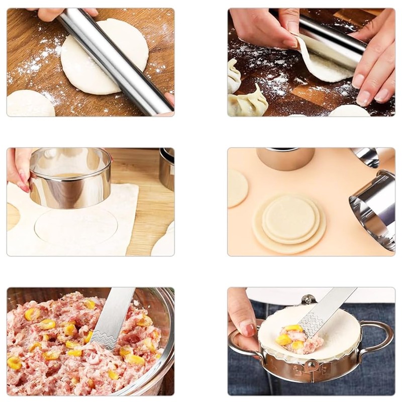 Wonton Dumpling Maker, Stainless Steel Wonton Cookie Cutter, Dumpling Maker,