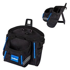 Sortimo ProClick Tool Bag L 36 - Large Pocket with Open Compartment, 15 Loops & Bit Holder - Additional Pocket for Small Parts - Robust Polyester - Compatible with ProClick Holder & Tool Belt