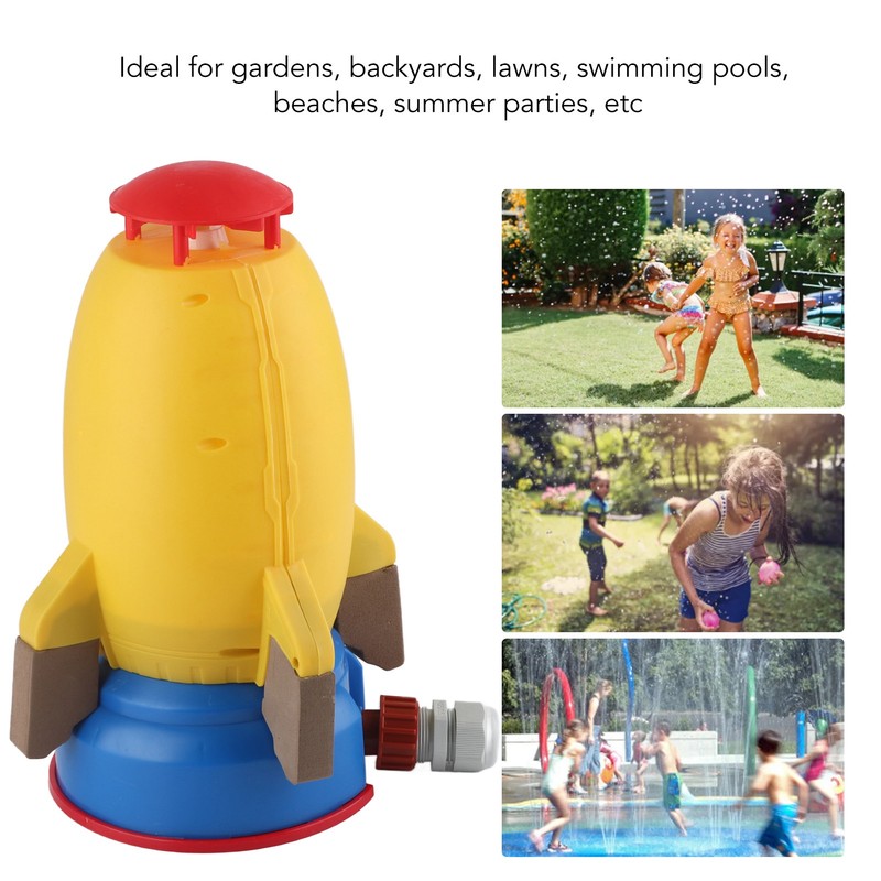 Outdoor Fly Sprinkler Launcher Water Toy 360° Rotating Flying Water