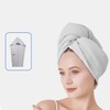 Toalla de microfibra absorbente para el cabello de secado rápido,