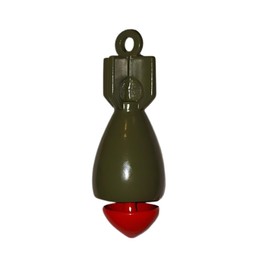 Guardian Bell Da Bomb Bell (Green) Good Luck Bell w/Keyring & Black Velvet Gift Bag | Motorcycle Bell | Lead-Free Pewter | Good Luck Gift to Friends & Family | Bike Bell | Made in USA