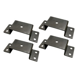 A.A Heavy Duty Bolt-On 2x4 Steel Stake Pockets for Trailer & Truck (4)