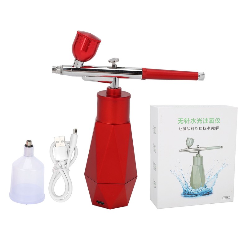 Facial Oxygen Injector High Pressure Fine Mist USB Rechargeable Handheld