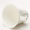 Narumi 51030-2794 Demitasu Cup and Saucer, Flat Rim, White, 3.9