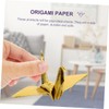 Gadpiparty 100 Sheets Gold Pearl Origami Paper for DIY Crafts