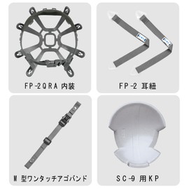 ミドリ安全 ヘルメット 野球帽型 一般作業用 熱場作業用 SC9F RA KP付 ホワイト