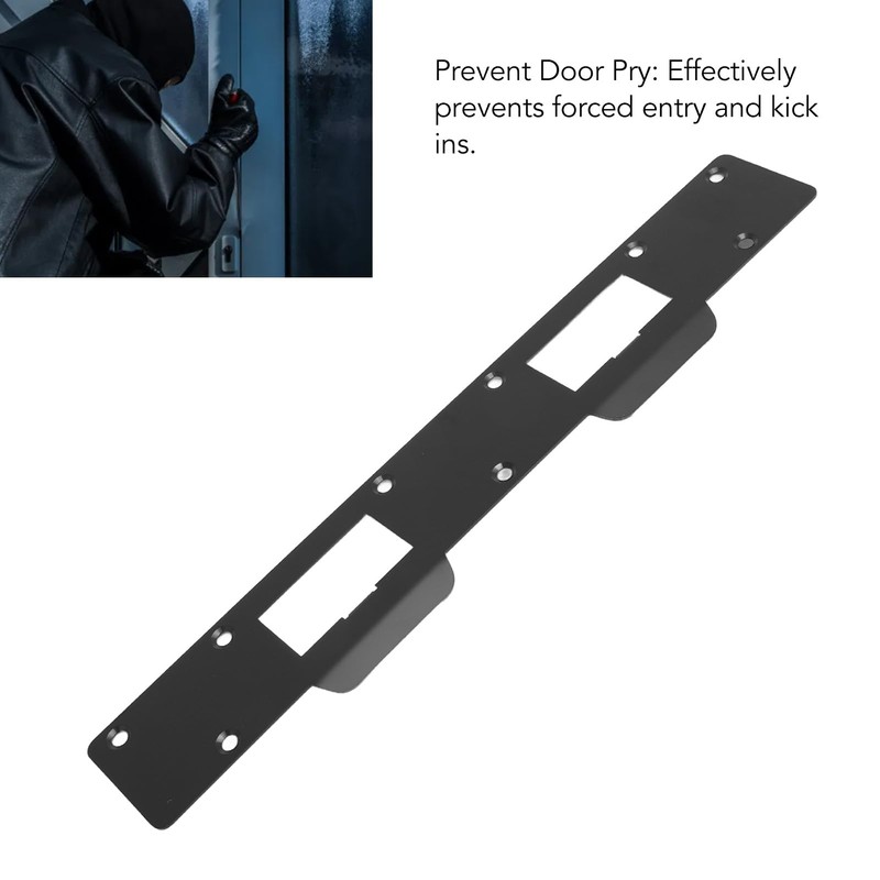 Door Strike Plate Reinforcement Plate, Enhanced Door Security, Heavy Duty