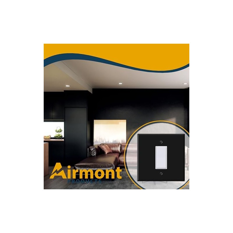 (2 Pack) Jumbo 2-Gang GFCI Rocker Wall Plate Cover –