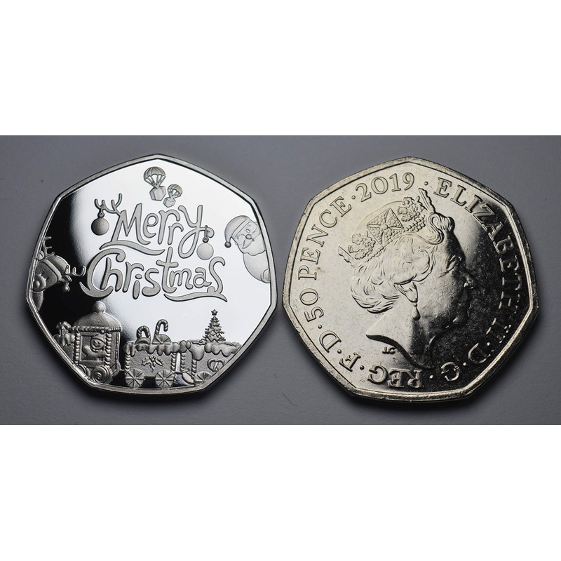The Commemorative Coin Company MERRY CHRISTMAS .999 Silver Commemorative. Santa
