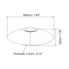 sourcing map Lamp Shade Ring, 200mm Dia. Lampshade Holder Frame