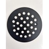 xumy Shower Drain Cover Round Matte Black Drain Strainer Screw