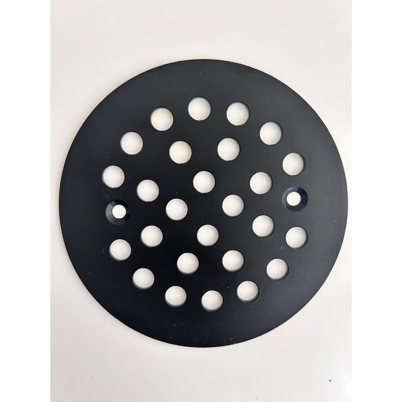 xumy Shower Drain Cover Round Matte Black Drain Strainer Screw