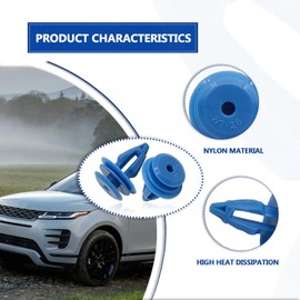25PCS Wheel Arch Moulding Retainer Clips, Car Trim Clip Retainers, Blue Plastic Compatible with Land Rover Range Rover Evoque OE LR027255
