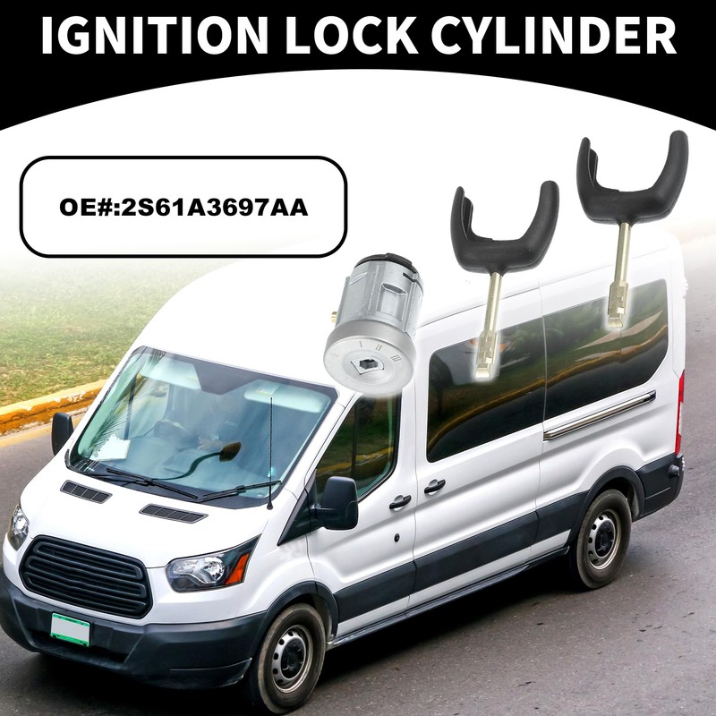 Partuto Ignition Lock Cylinder W/Keys No.2S61A3697AA - Car Ignition Switch