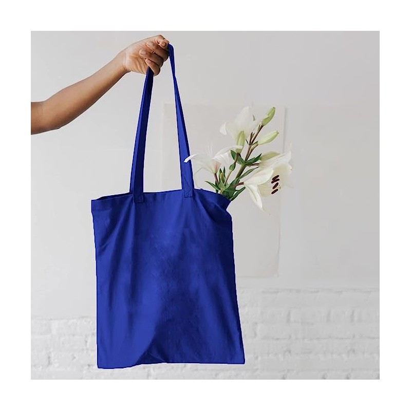 Wonky Line Premium Cotton Tote Bag, Eco-Friendly Shopping Bag, 100%
