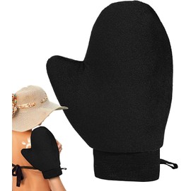 Mitón Bronceador,Manopla Autobronceadora Guante Portátil Para Piel Sensible Mujeres Hombres Manos Espalda Piernas Cuerpo Ducha Viaje Hogar