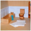 Proops Dolls House Wall Panels, White, Fielded Panels, Pack of