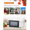 Commercial Chef 0.6 Cu. Ft. Countertop Microwave Oven, Mechanical Dial