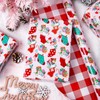 Merture Reversible Christmas Wrapping Paper Roll - Mini Roll -
