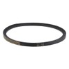 sourcing map K-16 V Belt Machine Transmission Rubber, Black Replacement