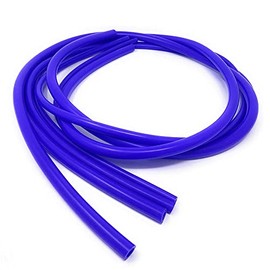 Autopia Universal 4mm/6mm/8mm/10mm Inner Diameter High Temperature Silicone Vacuum Tubing Hose Kit (Blue)