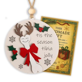 Funny Christmas Ornaments 2025, Nurse Ornaments For Christmas Tree, Doctor Ornament, Funny Tis The Season Tibia Jolly – Perfect Holiday Gifts For Nurse, Doctor, Medical Student, Or Anatomy Lover