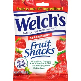 Welch's, Strawberry Fruit Snacks, 5 Ounce