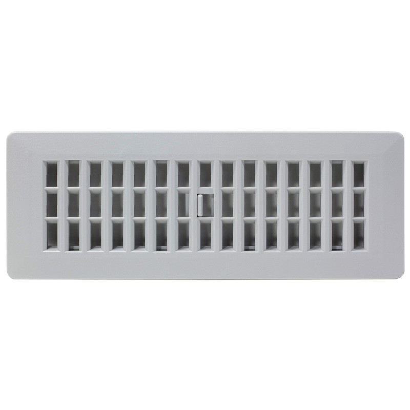 Decor Grates PL310-GY 3-Inch by 10-Inch Plastic Floor Register, Frost