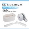 ANTOBLE Pool Cover Straps and Clips, Universal Solar Cover Reel