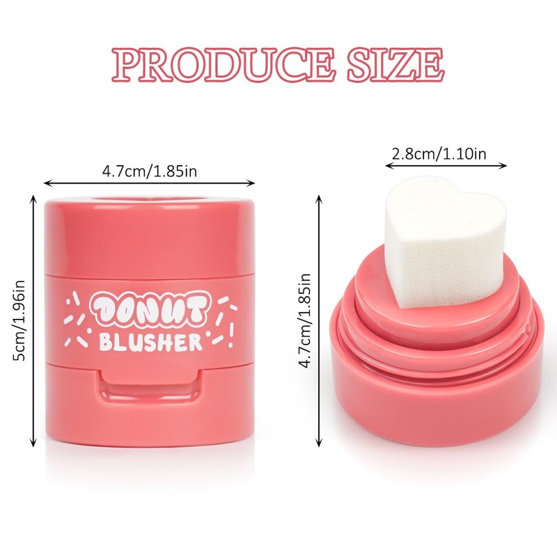 Heart Stamp Blush, Stamp Blush with Heart Shaped Applicator, Air