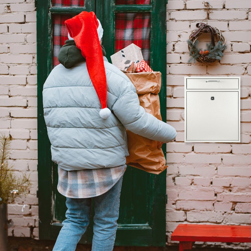 Yaocom Locking Mailbox with Key for Outdoor 12 x 10.5