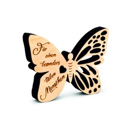 Small butterfly made of pine wood (for a loved one)