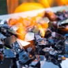 NUPICK 20 Pound Fire Glass, 1/2 Inch Reflective Fire Glass,