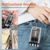 Keychain Flashlight 900LM White LED IP65 Waterproof Magnetic Tail Fluorescent
