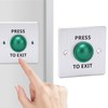 Door Release Button Stainless Steel 12‑24V Push to Exit NO