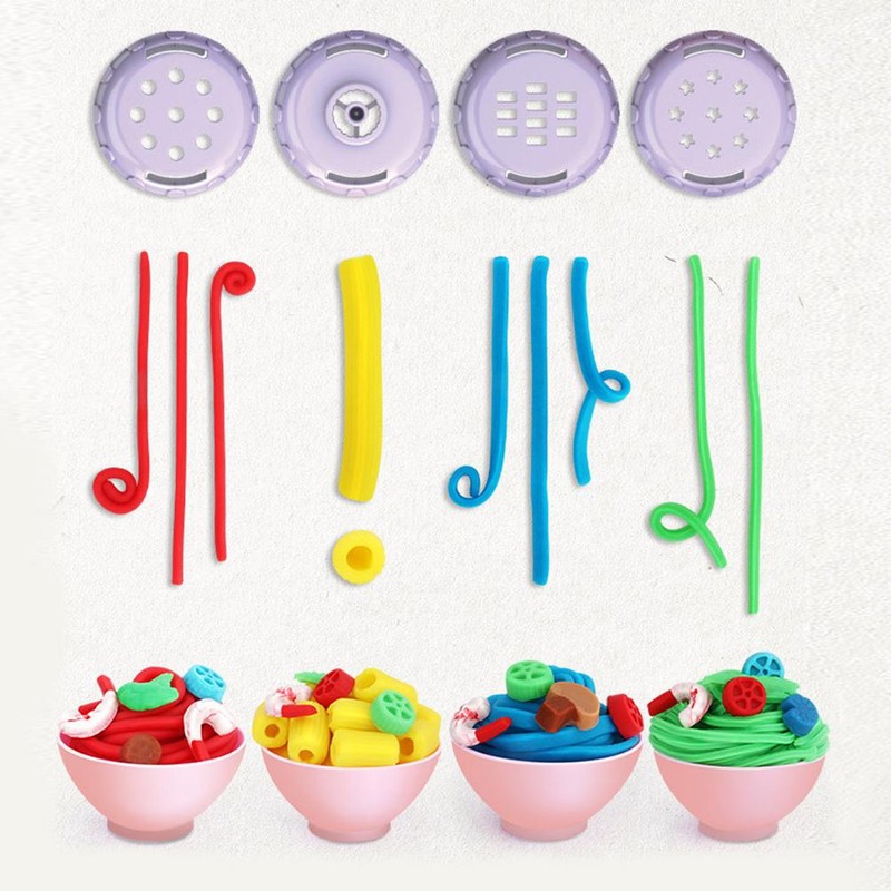 DIY Dough Noodle Maker Ice Cream Machine Mold Play Toy