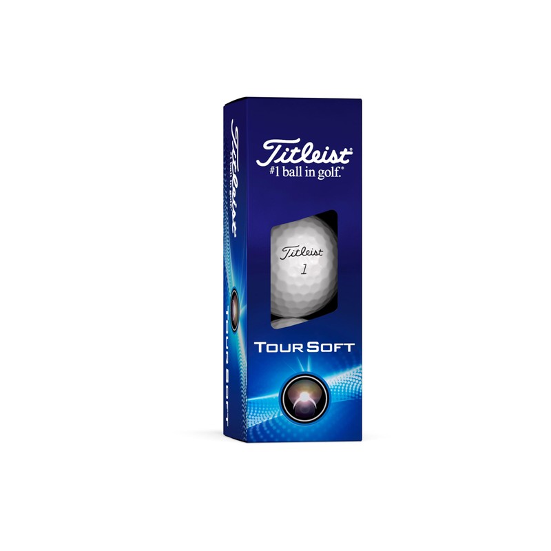 Titleist Tour Soft Golf Balls, White (One Dozen)