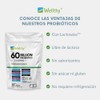 Wellthy Probioticos 60 Billones 11 Cepas. 45 Cápsulas Mes y
