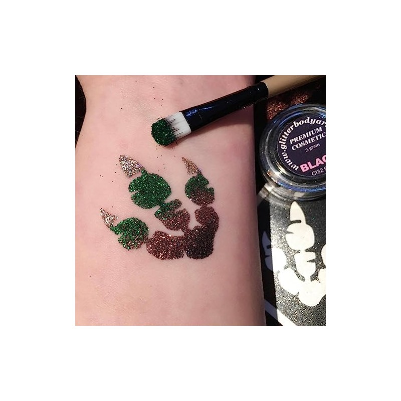 Dinosaur themed Glitter Tattoo Stencils - Perfect for kids temporary