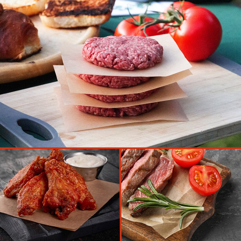DREIBERG® Burger Paper - Non-Stick Burger Paper Pack of 200,