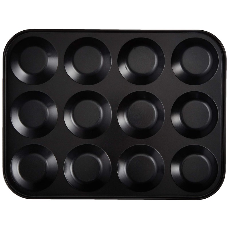 Everyday Baking KB1038 Non-Stick Premium Coated 12 Cup Bunsheet Tray