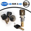Gumball Machine Lock and Key - Top Lid Lock &