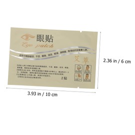 Healvian 40pcs Wormwood Eye Patches for Nourishing Hydrating Eyes Freckle Aging Patch