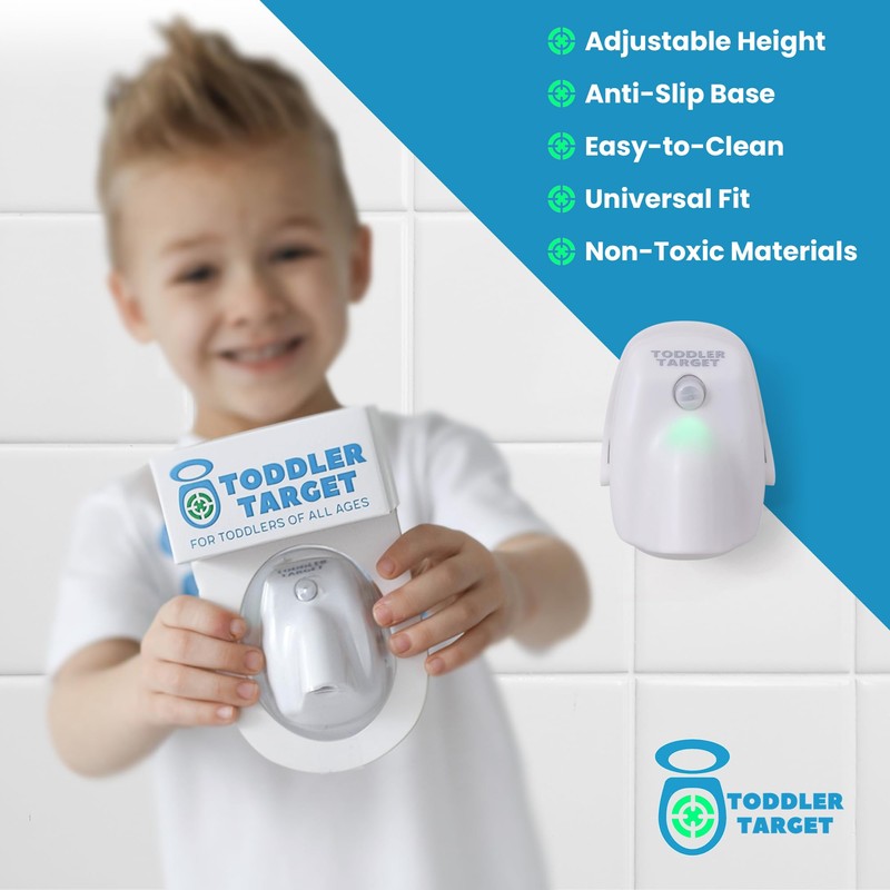 Toddler Target Adjustable Potty Toilet Target with Motion Sensor, Bullseye