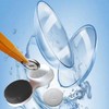 Kuanfine 4 Pack Contact Lens Case Leak Proof Travel Contact