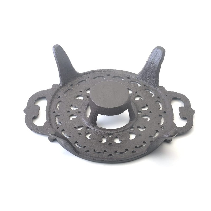 IWADECKY Heavy Duty Cast Iron Teapot Dish Warmer Stable Holder