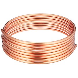 Task Three, Bare Namashi Copper Tube, 3.1 x 0.3 x 16.4 ft (8 x 0.8 x 5