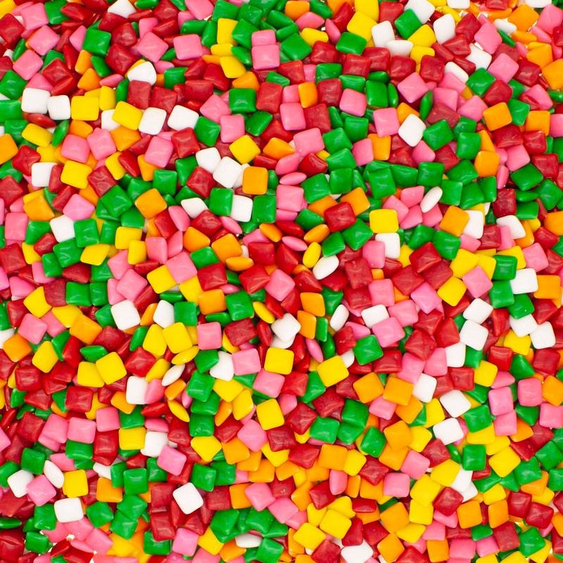 Double Bubble Assorted Chewing Gum Chiclets 1 Pound Sugar Candy